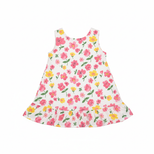 Girls Floral Summer Dress